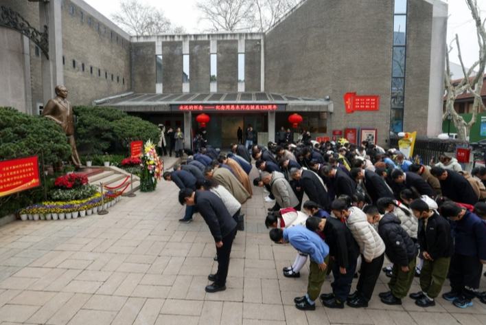 纪念周恩来同志诞辰128周年活动在宁举行